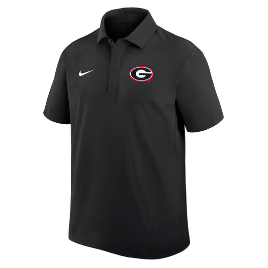 Georgia Bulldogs Nike 2025 Coaches Sideline Polo - Black