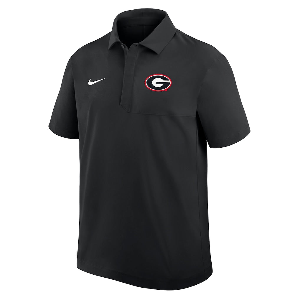 Georgia Bulldogs 2025 Coaches Sideline Polo Nike Black