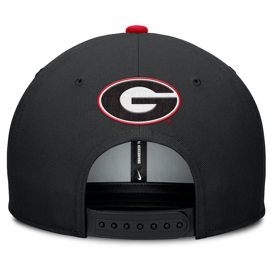 Georgia Bulldogs Nike 2025 On-Field Pro Performance Adjustable Hat - Black