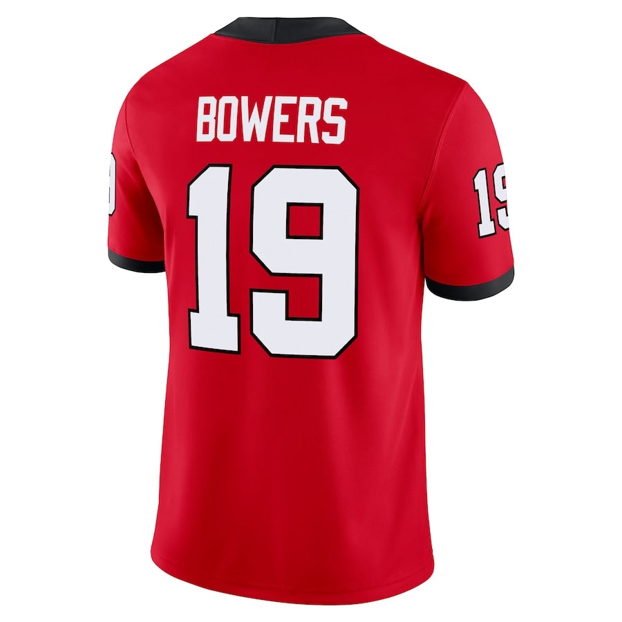 Brock Bowers Georgia Bulldogs Nike Player Game Jersey - Red