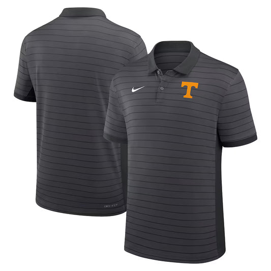 Tennessee Volunteers Nike 2025 Early Season Coaches Sideline Victory Stripe Performance Polo - Gray