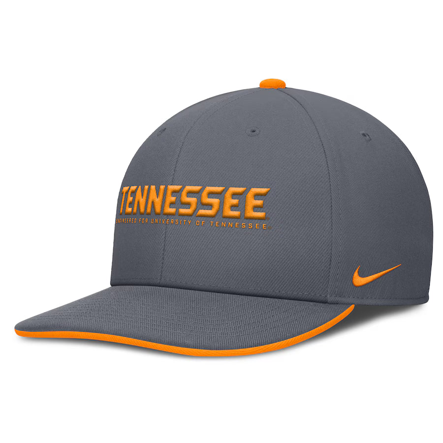 Tennessee Volunteers Nike 2025 On-Field Pro Performance Adjustable Hat - Gray