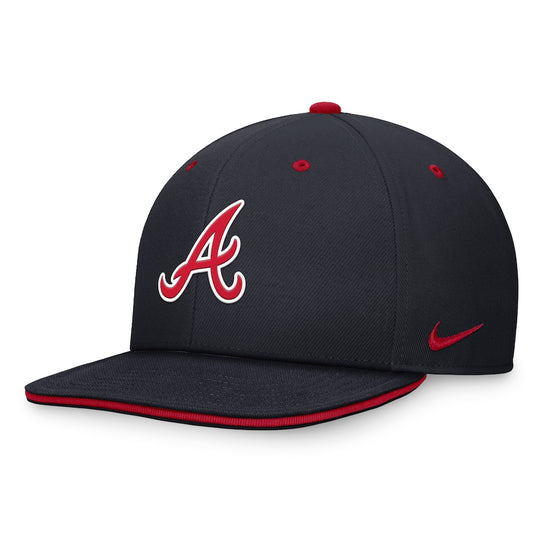 Atlanta Braves Nike Primetime Pro Performance Snapback Hat - Navy