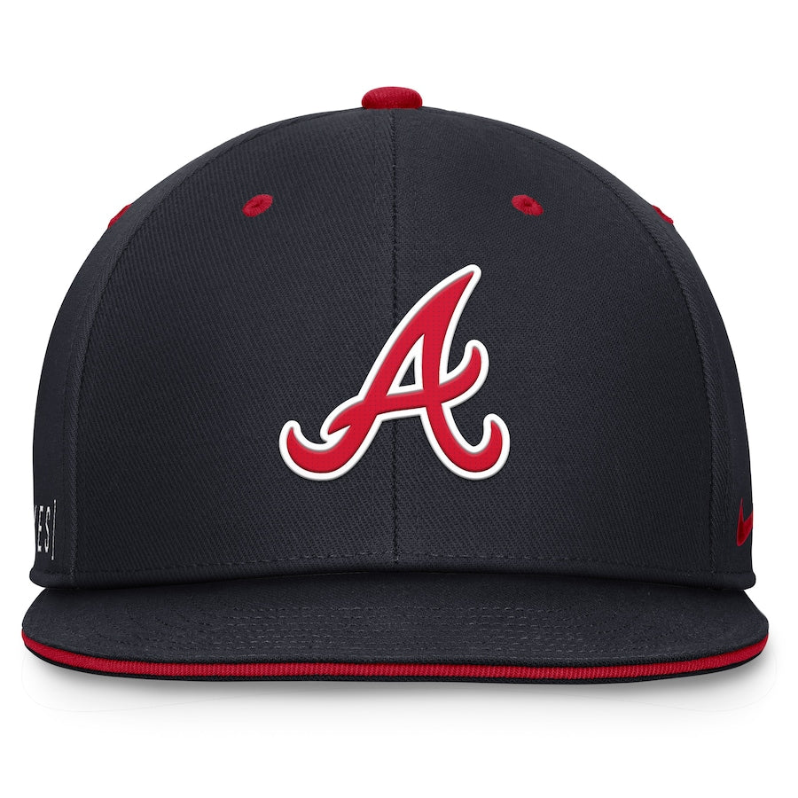 Atlanta Braves Nike Primetime Pro Performance Snapback Hat - Navy