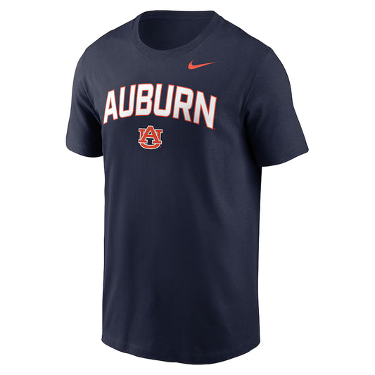 Auburn Tigers Nike Primetime Arch Stack T-Shirt - Navy