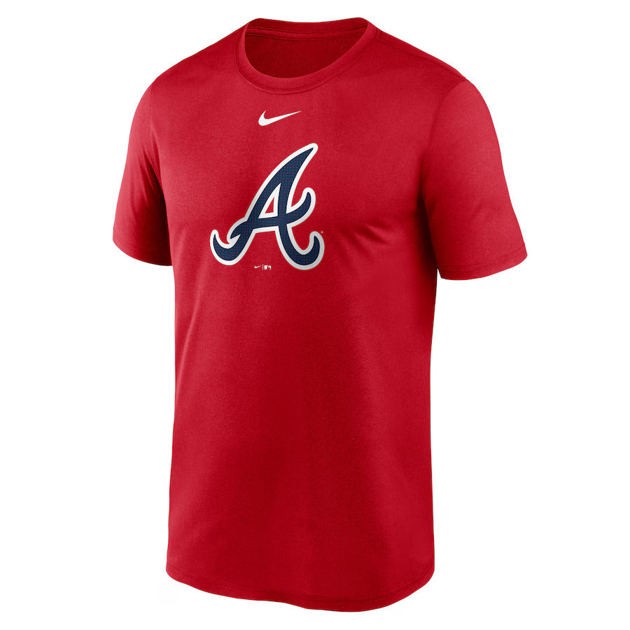 Atlanta Braves Nike Legend Fuse Large Logo Performance T-Shirt - Red