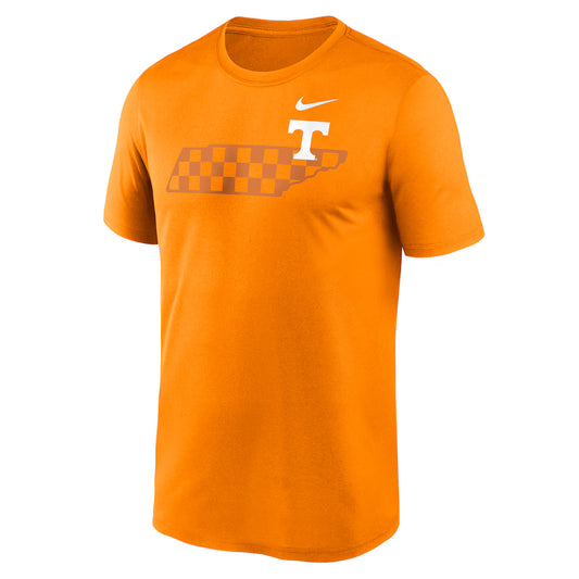 Tennessee Volunteers Nike Campus Shadow Legend Performance T-Shirt - Tennessee Orange - J&W Sports Apparel