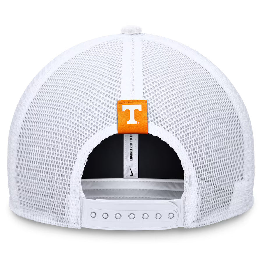 Tennessee Volunteers Nike Local Rise Trucker Adjustable Hat - White