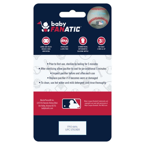Atlanta Braves Pacifier 2-Pack, Multi, One Size