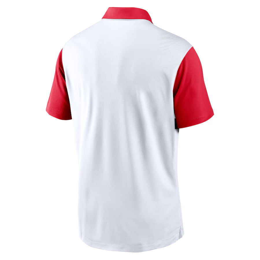 Georgia Bulldogs Nike Athletic Prep Alt Logo Vapor Performance Polo - White/Red
