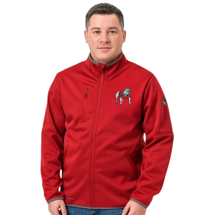 Georgia Bulldogs Softshell Full-Zip Jacket