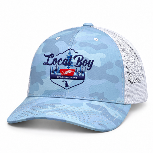 Local Boy  -  Trucker Light Blue Camo