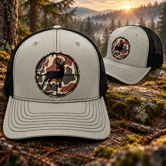 Horizon Hat Co- Deer Scope Patch Hat - Richardson 112