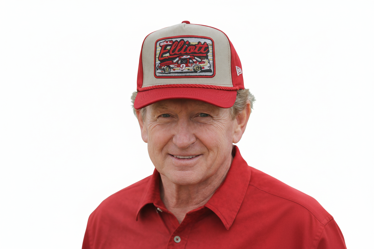 Bill Elliott New Era 9FORTY Rope Adjustable Hat - Red