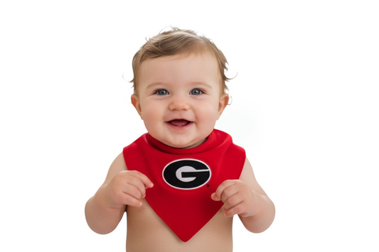 Georgia Bulldogs Baby  Bandana Bib