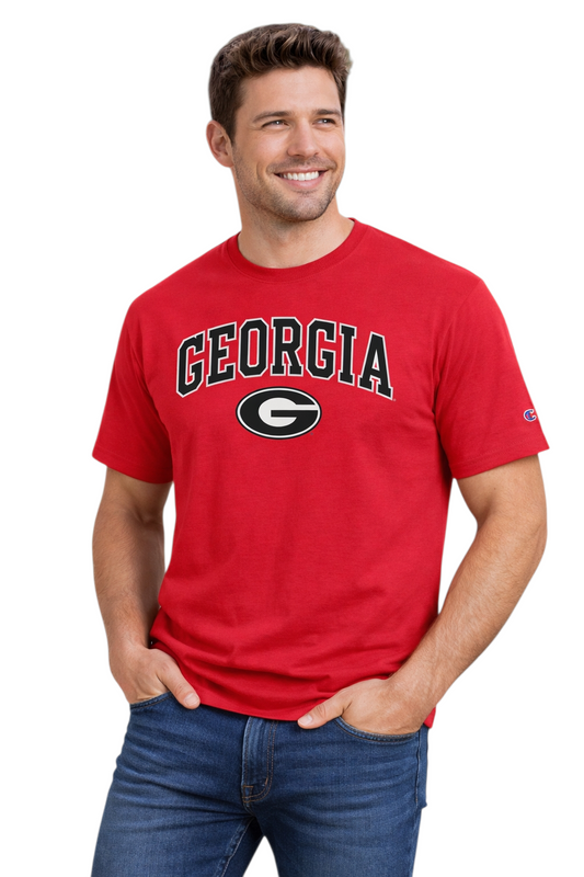 Georgia Bulldogs - Red  Basic Short Sleeve T-Shirt