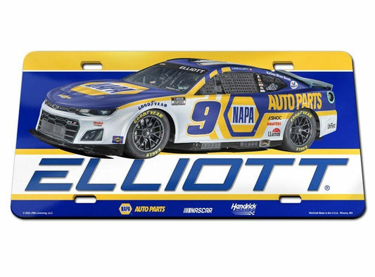 CHASE ELLIOTT SPECIALTY ACRYLIC LICENSE PLATE