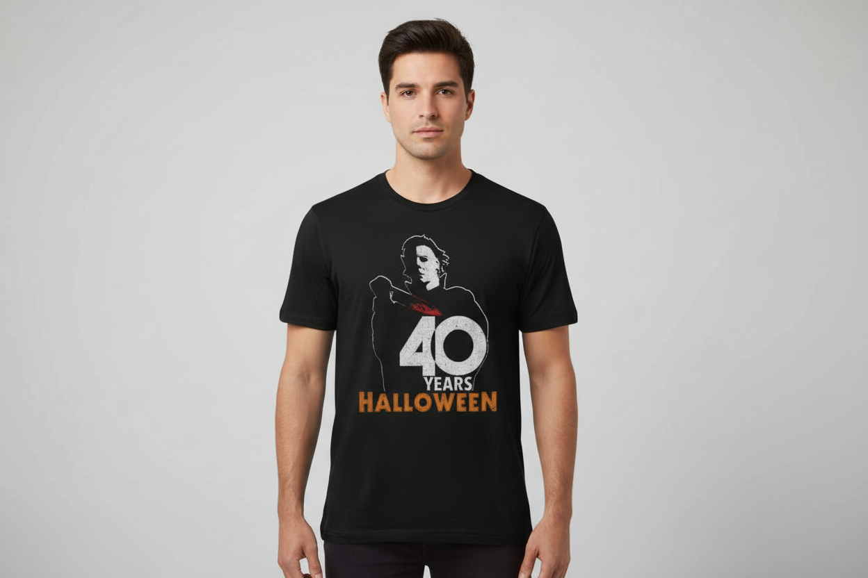 Halloween Michael Myers - 40 Years of Halloween T-Shirt