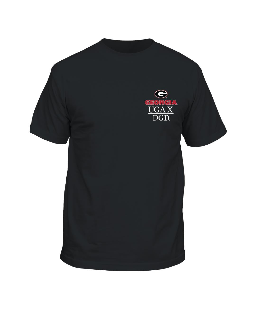 UGA Que X Black Memorial T-Shirt
