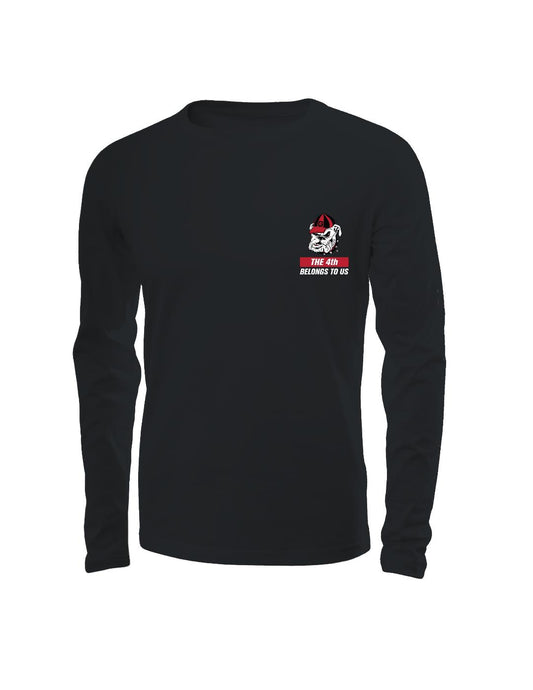 GEORGIA BULLDOGS   UGA LIGHTS  - 4TH BELONGS TO US  LONG SLEEVE T-SHIRTS - J&W Sports Apparel
