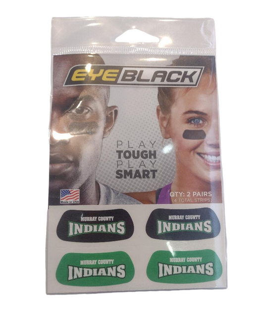 Murray County Indians   -  4 Pack  Black Or Green EyeBlack