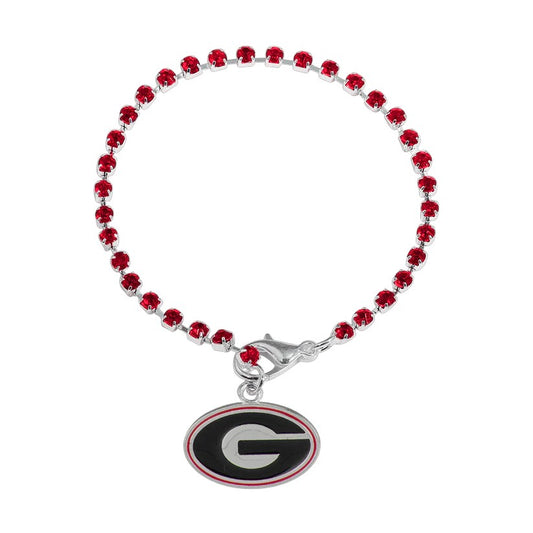 GEORGIA  CRYSTAL LOGO BRACELET - J&W Sports Apparel