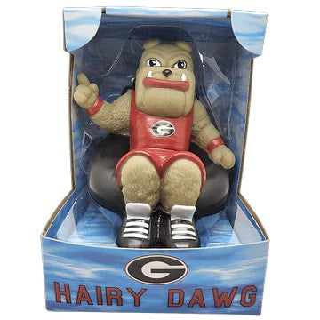 Georgia Bulldogs - Hairy Dawg - Premium Bath Toy Collectible - J&W Sports Apparel