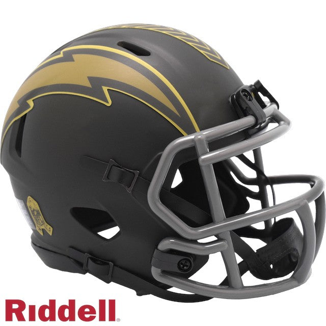 Los Angeles Chargers Helmet Riddell Replica Mini Speed Style Salute To Service 2025