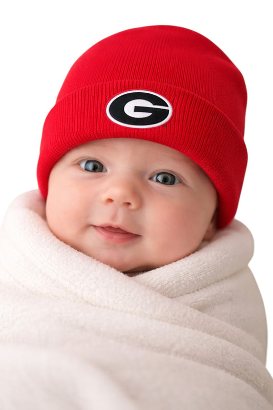 Georgia Bulldogs Preemie and Newborn Knit Cap