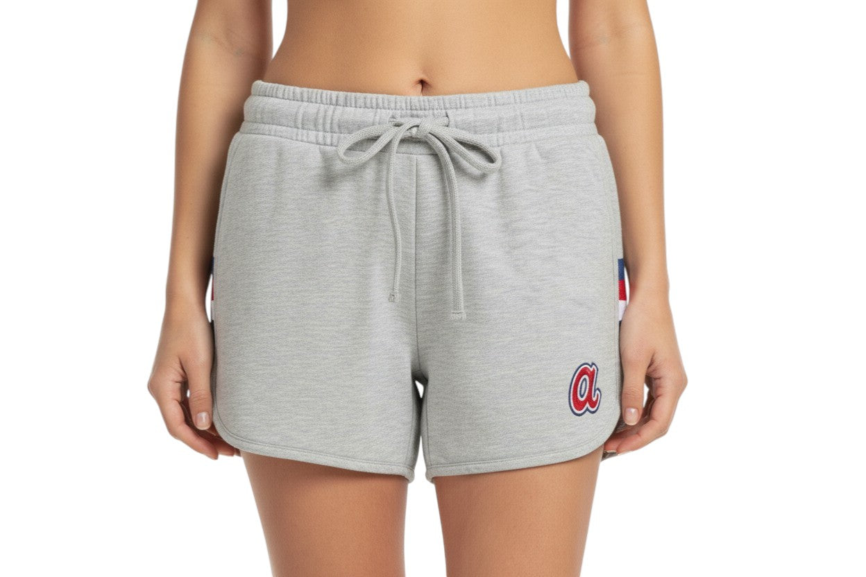 ATLANTA BRAVES - CONCEPTS SPORT  REGISTER LADIES' FLEECE SHORT