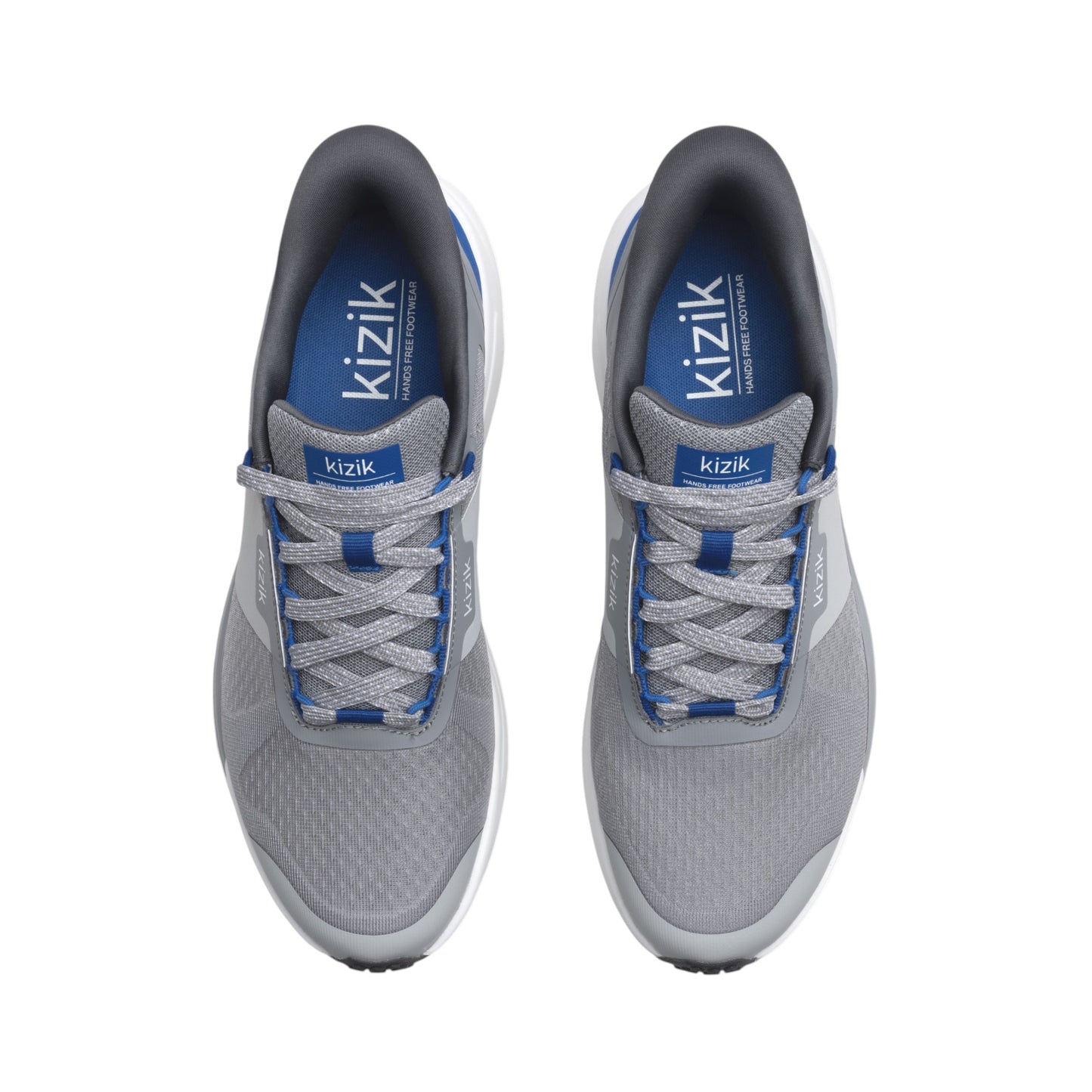 KIZIK SHOES - Men's Freedom Run Alloy/Blue