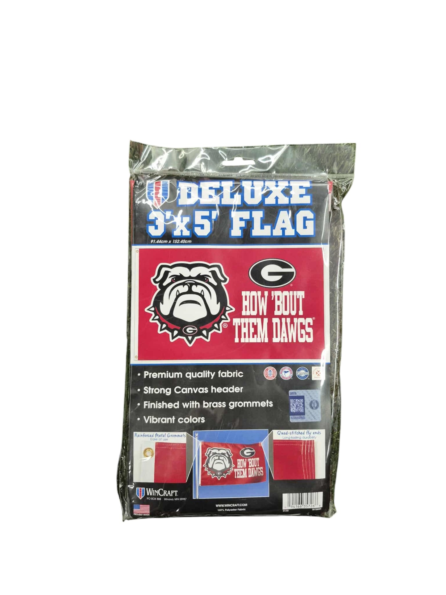 Georgia Bulldogs MASCOT Flag - Deluxe 3' X 5'