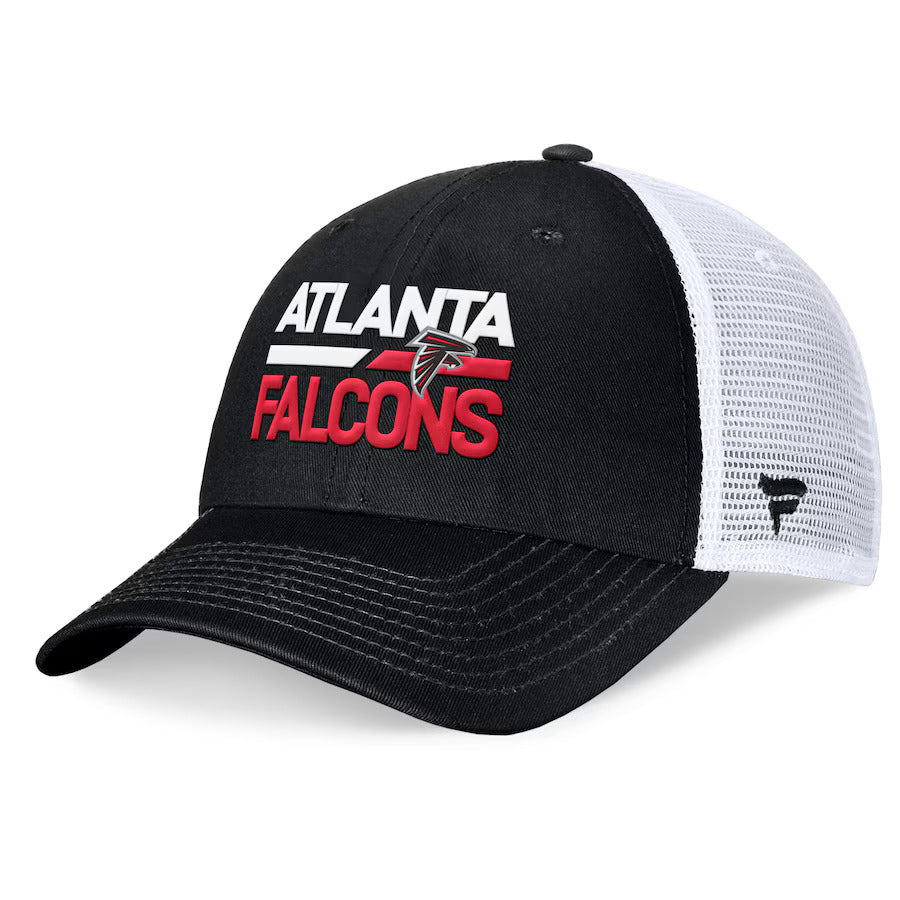 Atlanta Falcons Fanatics Upper Trucker Adjustable Hat - Black/White