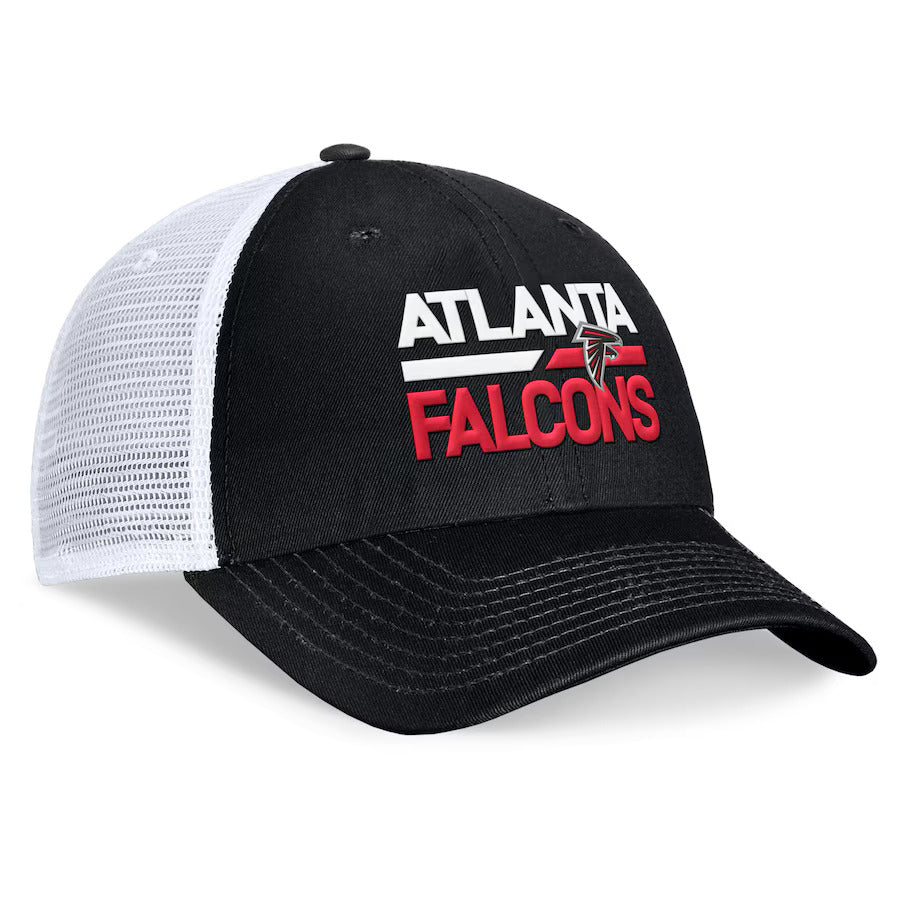 Atlanta Falcons Fanatics Upper Trucker Adjustable Hat - Black/White