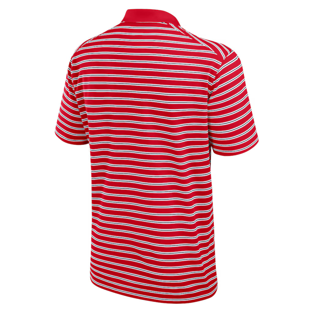 Georgia Bulldogs Nike Primetime Victory Striped Dri-FIT Polo - Red/White